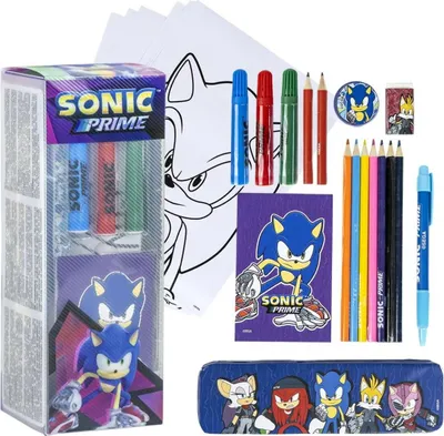 Produktbild von Sonic Farbset für Kinder Mal- & Bastelspaß im praktischen Format