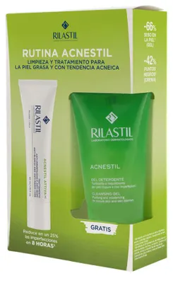Productafbeelding van Rilastil Acnestil verzorgingsset: 40 ml + 50 ml