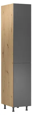 Obrázek produktu pro Potravinová skříň VALEN - šířka 40 cm, dub artisan / šedá
