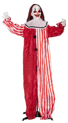 Produktbild von Outsunny 165 cm Halloween Dekoration Halloween Clown mit LED-Licht Soundfunktion