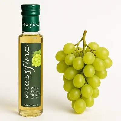 Produktbild von Papadeas Messino Weißweinessig 250 ml – Griechischer Weinessig aus Chardonnay-Trauben
