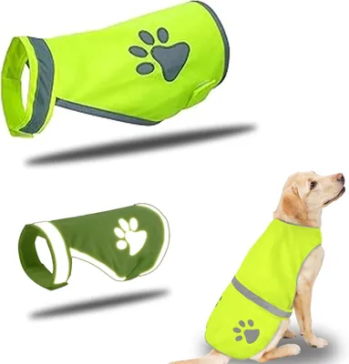 Immagine prodotto di Imbracatura per cani - Taglia S - Impermeabile - Riflettente - Verde