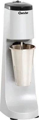 VidaXL Milchshaker 1 Liter – Edelstahl-Mixer, 80W, 2 Geschwindigkeiten, 2 Messerarten, Für Shakes & Cocktails