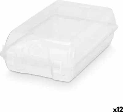 Obrázek produktu pro Stohovatelný box na boty Průhledný plast 19 x 10,5 x 33 cm (12 kusů)