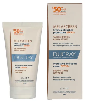 Produktbild von Brown Spots/Dry Skin Ducray Melascreen UV Sun Protective Anti-Spots Cream SPF50+