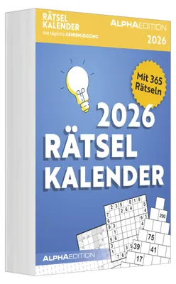 Productafbeelding van Rätselkalender. '26 dagen. / Puzzelkalender. 11,8 x 15,9 cm