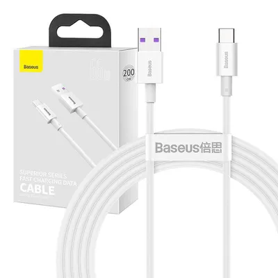 Produktbild von Baseus Superior Series Kabel USB auf USB-C, 66W, 2m (weiß)