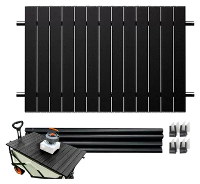 Produktbild von Klappbarer Campingtisch, Montageplatte Für Campingwagen Outdoor, Metallplatte Für Camping Auto Garten BBQ Picknick