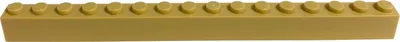 Immagine prodotto di 100x mattoncini LEGO 1x16, beige