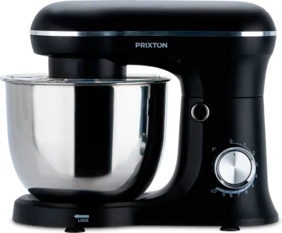 Produktbild von PRIXTON KR250 Mixer | 5 Liter, 1500 W, Edelstahl, Schwarz