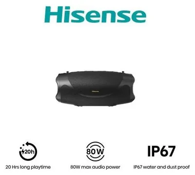 Image de Haut-parleur Bluetooth Hisense FlexBoom, 80W, étanche IP67
