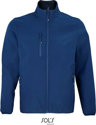 Produktbild von SOLs 03827 | MenŽs Falcon Zipped Herren Softshell Jacket - Farbe: Abyss Blue - Größe: 3XL
