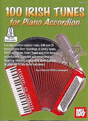 Immagine prodotto di 100 brani irlandesi per fisarmonica con pianoforte