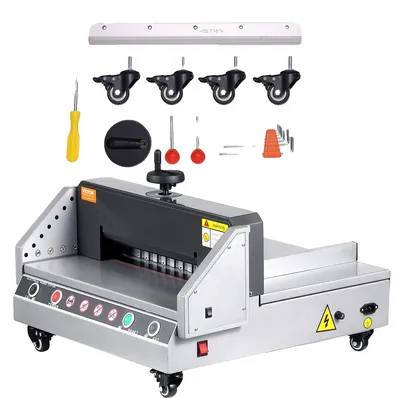 Produktbild von VEVOR Papierschneiderklinge, Ersatzklinge aus hochwertigem Stahl geeignet für professionellen Schneider G450VS+, Ersatzklinge für Papierschneidemaschine, 503 x 43 x 6 mm, Papierschneider-330 mm maximale Schnittbreite