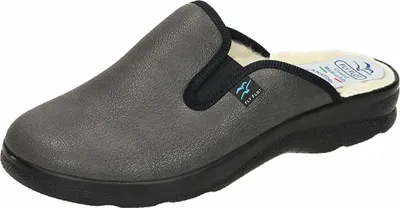 Produktbild von Fly Flot Herren Hausschuh Pantoffel Stretcheinsätze 220037, Größe:47 EU, Farbe:Grau