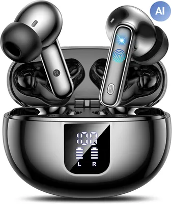 Produktbild von In Ear Ohrhörer, Bluetooth Kopfhörer AI-Sprachübersetzung, Bluetooth 5.4 In-Ear-Kopfhörer, Sport Kopfhörer Bluetooth-Kopfhörer, für144 Sprachen in Ech