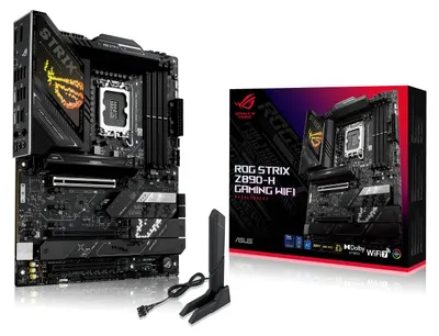 Image de ASUS ROG STRIX Z890-H GAMING WIFI Intel Z890 LGA 1851 (Socket V1) ATX