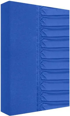 Image de Feuille de jersey avec élastique 180x200 bleuet 160g/m2 Zaratex