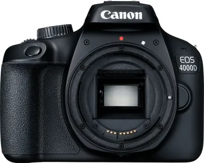 Produktbild von Canon EOS 4000D Kit - Spiegelreflexkamera - 18 MP - Display: 6,86 cm/2,7" TFT - Schwarz