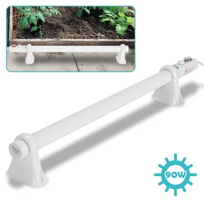 Image de Chauffage électrique pour serre Peviasot, 90 W, chauffage par résistance, tube de 700 mm