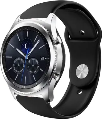 Produktbild von Strap-it Samsung Gear S3 Classic / Frontier Sportarmband (Schwarz)