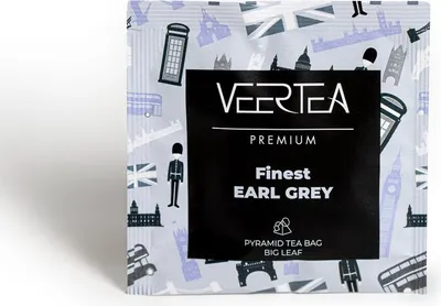 Produktbild von Veertea, Tee Set, 40 Pyramidenbeutel, Geschenkset,Earl Grey Schwarzer Tee, 3g