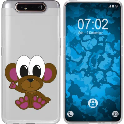 Produktbild von PhoneNatic Case kompatibel mit Samsung Galaxy A80 Silikon-Hülle Cutiemals M3