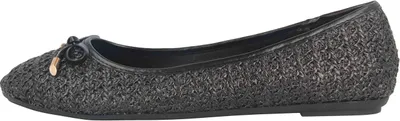 Produktbild von Fitters Footwear Lisett Ballerinas in Übergrößen Schwarz 2BB0882001 Black Polyurethangroße Damenschuhe