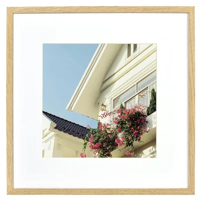 Image de Cadre photo en bois, dimensions 25 x 25 cm, avec protection en plexiglas