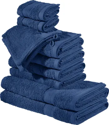 Produktbild von REDBEST Frottier-Set Chicago" 10-teilig dunkelblau OneSize"
