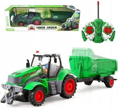 Obrázok produktu pre Traktor s prívesom, diaľkovo ovládaná nabíjačka batérií 9877-14