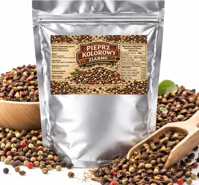 Produktbild von Bunter Pfeffer, ganze Körner – PREMIUM-Mischung für die Mühle, intensiver Geschmack, 100 g