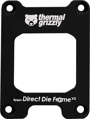 Produktbild von AMD Ryzen 7000 V2 Direct Die Frame, Befestigung/Montage (schwarz, für AMD AM5)