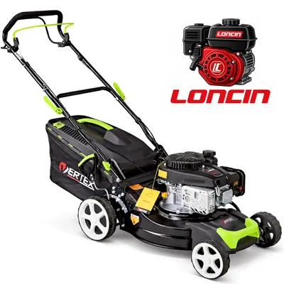 Zdjęcie produktu dla Kosiarka spalinowa z napędem 2,4 kW, silnik LONCIN, 8 poziomów koszenia, 457 mm, wysokie obroty
