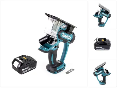 Image de Makita DSD 180 G1 Scie à plâtre sans fil 18 V + 1x batterie 6,0 Ah - sans chargeur