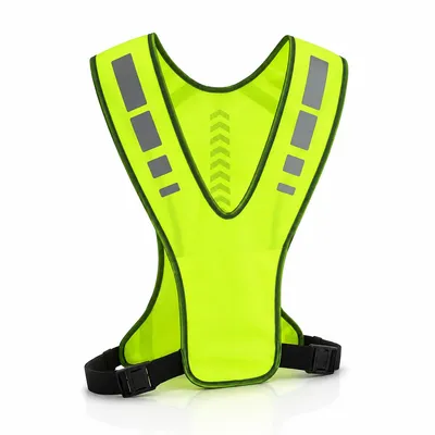 Produktbild von Reflektierende Weste,verstellbare Sicherheitsweste,atmungsaktive Laufweste mit hoher Sichtbarkeit,Unisex,für Joggen,Wandern und Radfahren geeignet