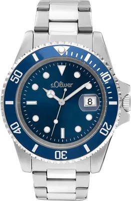 Produktbild von s.Oliver Herren Uhr Armbanduhr Edelstahl silber 2036547