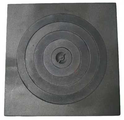 Produktbild von Innbee Ofenplatte 520x520mm Herdring Ofenringe Gusseisen Gussringe Gusseisenringe