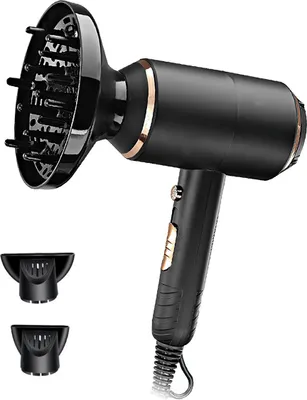 Produktbild von Haarfön,Inen föhn,Locken föhn, drei Geschwindigkeitsstufen, geeignet für Zuhause und Friseursalon