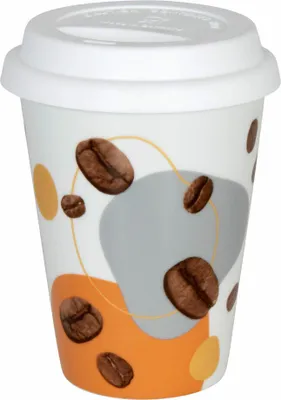 Obrázek produktu pro Könitz Coffee to go Hrnek Coffee Flow, termohrnek, porcelán, barevný, 380 ml, 11 5 162 2674