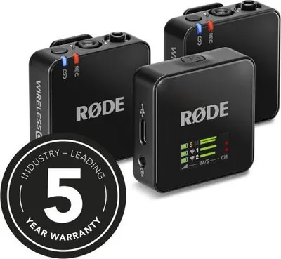 Obrázek produktu pro Bezdrátový mikrofonní systém Rode Wireless GO Gen 3 s 2x Lavalier GO