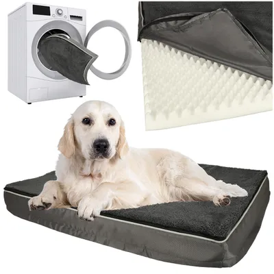 Immagine prodotto di Cuccia ortopedica per cani e gatti, lettino impermeabile, 90 cm, grigio