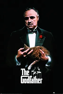 Produktbild von Der Pate Poster Katze 61 x 91,5 cm