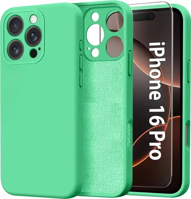 Immagine prodotto di Custodia per Apple iPhone 16 Pro CASE Silicone ELASTICA + Vetro PROTETTIVO 9H
