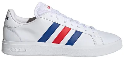 Zdjęcie produktu dla adidas Grand Court TD, kolor: biały (Cloud White), niebieski (Royal Blue), czerwony (Vivid Red) - rozmiar: EU 42