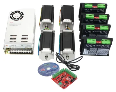 Produktbild von CNC-Controller-Kit, Schrittmotor, Bewegungssteuerung, 4-Achsen-Kit