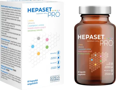 Immagine prodotto di NORSA PHARMA Hepaset PRO (supporto epatico) 60 capsule