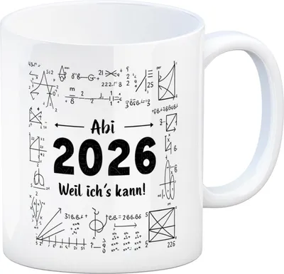 Produktbild von Abi 2026 weil ich es kann Kaffeebecher für Abschluss