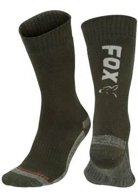Produktbild von Fox Collection Thermolite Long Socks (Green/Silver) Größe 40/43