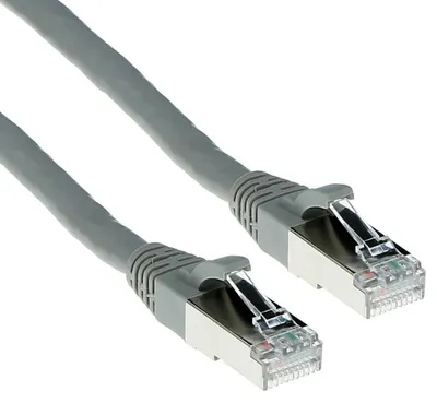 Image de ACT Grey 7 meter SFTP CAT6A patch cable snagless with RJ45 connectors